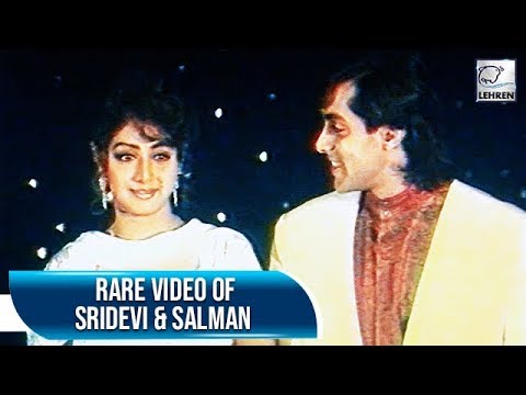 Sridevi, Salman & Amitabh Bachchan At The Launch Of 'Chaand Kaa Tukdaa' | Flashback Video