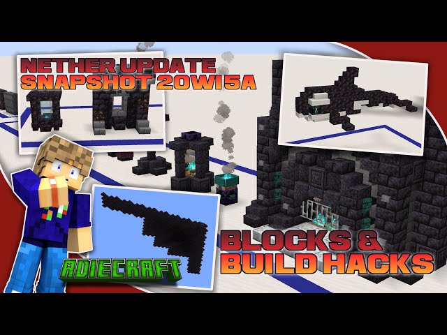 NEW Minecraft 1.16 Nether Update Build Tips & Ideas! 