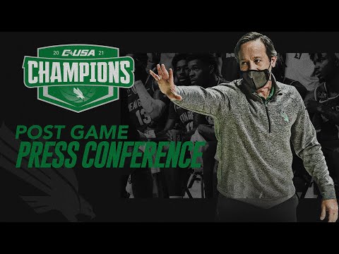 North Texas Men's Basketball: Grant McCasland Postgame Presser vs WKU 3/13/21