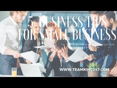 , title : '5 Business Tips for Small Business to Eliminate Confusion & Overwhelm'