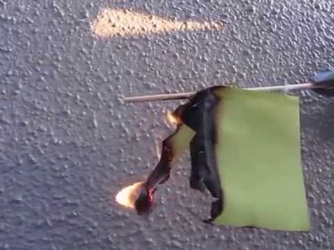 不燃塗料X-FIRE( エックスファイア)の不燃実験を行います