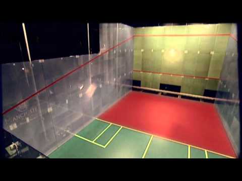 Racquetball on a Squash court
