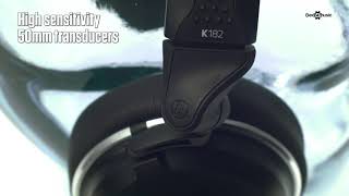 Video thumbnail for AKG K182 Closed-Back Monitoring Headphones | Gear4music by Gear4music Guitars