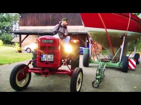 Traktor "Fahr" Bj. 1955 mit der Segelyacht 'Amigo 33' 30.9.2016 - Teil 2