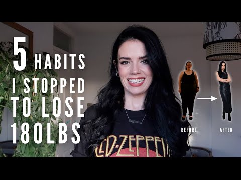 5 Habits I Needed To Change To Lose 180 Lbs | Half of Carla