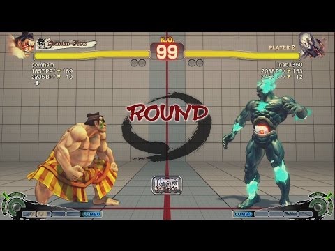 Pom@hamu (Honda) vs Inaba (Seth) - USF4 Match *1080p*