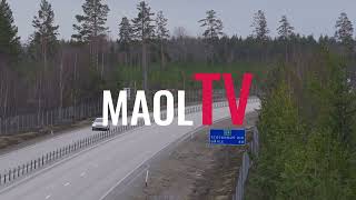 Trafik med skyltar mot Gävle/Stockholm