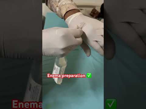 Enema Prepration ✅#nurse #nursing #mbbs #neet #enema #procedure #ytshorts #doctor #pharmacy #gnm