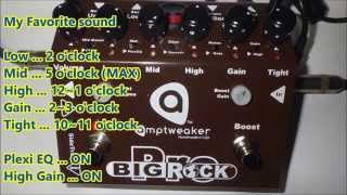 Video thumbnail for Amptweaker - BigRock Pro - sound check for Metal by YaShogo