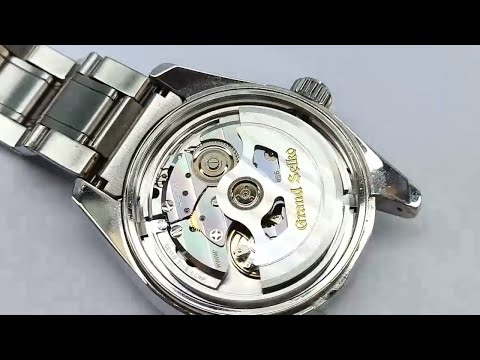 SEIKO GS Crown Blue Lion 9S85 high-frequency movement maintenance, completely traceless process