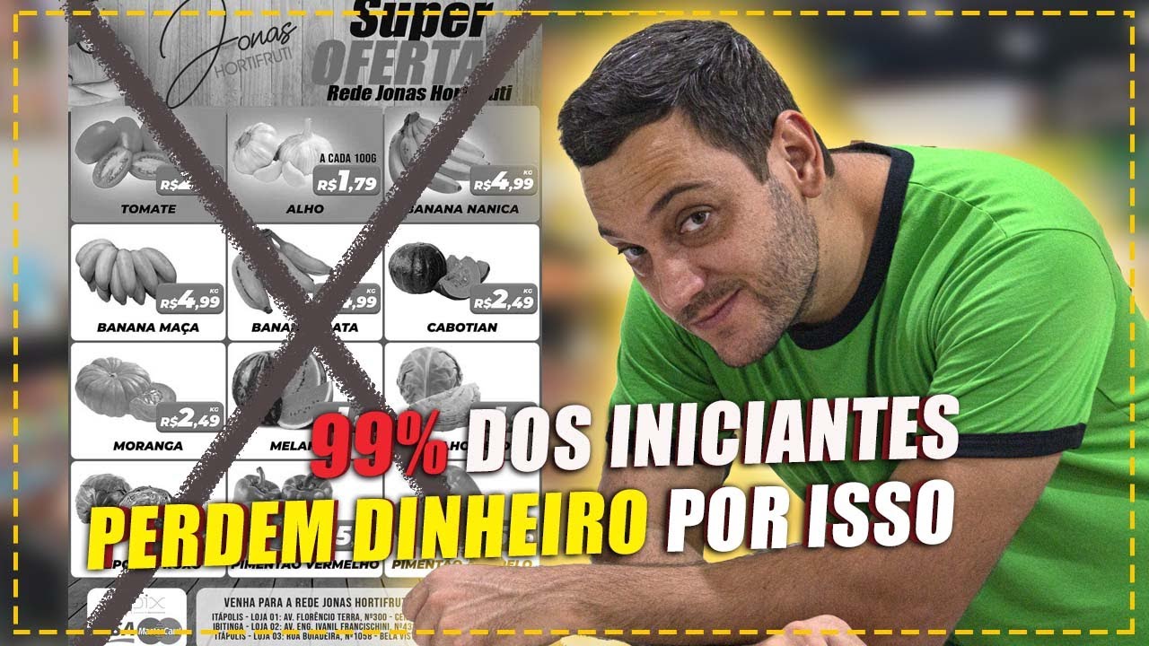 3 ERROS que iniciantes cometem em fazer OFERTAS no HORTIFRUTI!