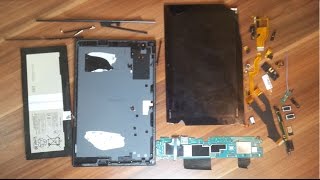 Sony Xperia Z4 Tablet - Disassembly | Teardown | Take apart