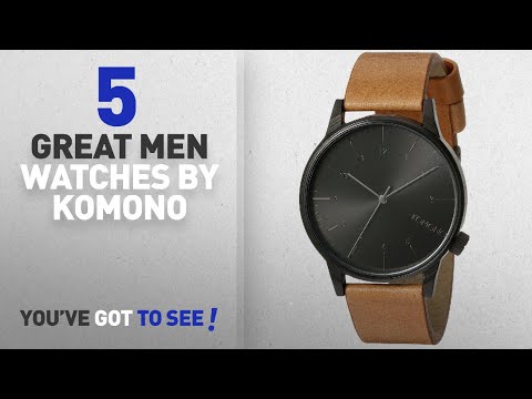 Top 10 Komono Men Watches [ Winter 2018 ]: KOMONO KOM-W2253 Winston Regal – Cognac