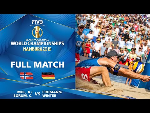 Mol/Sorum vs. Erdmann/Winter - Full Match | Beach Volleyball World Champs Hamburg 2019