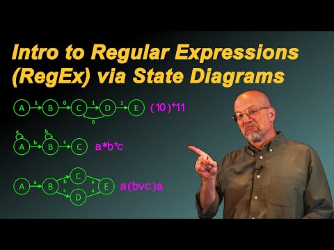 Intro to Regular Expressions (RegEx) via State Diagrams