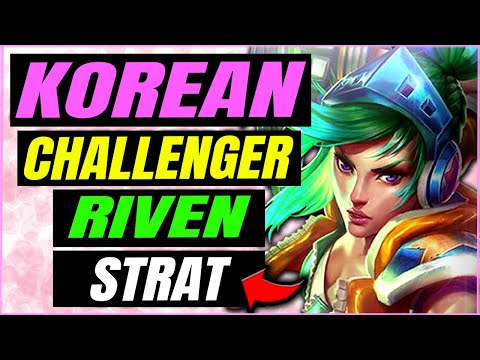 BEST KOREAN RIVEN STRATEGY TO WIN LANE AT 3 MINUTES! (Challenger Riven Guide) - League of Legends
