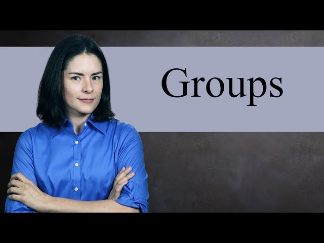 Videouttalande av group Engelska