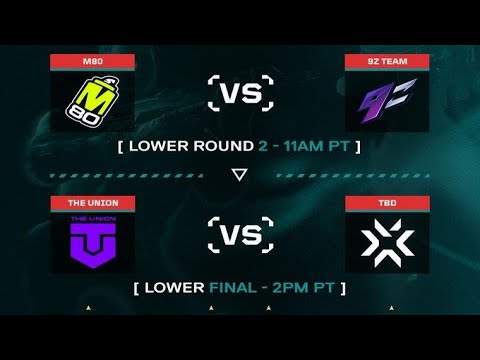 M80 VS 9Z | UNI VS M80 | ASCENSION PLAYOFFS LOWER FINALS | VCT AMERICAS 2023