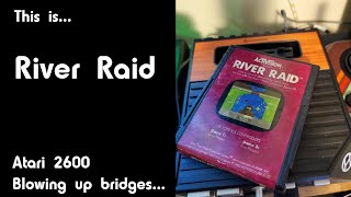 This is River Raid for the Atari 2600