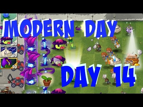 Plants vs Zombies 2 Modern Day Epic Hack - Day 14 - Slappin' Poison