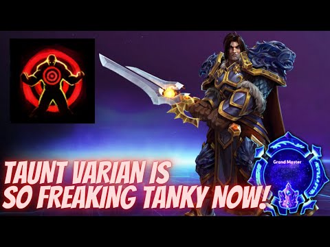 Varian Taunt - Taunt Varian IS SO TANKY! - Grandmaster Storm League