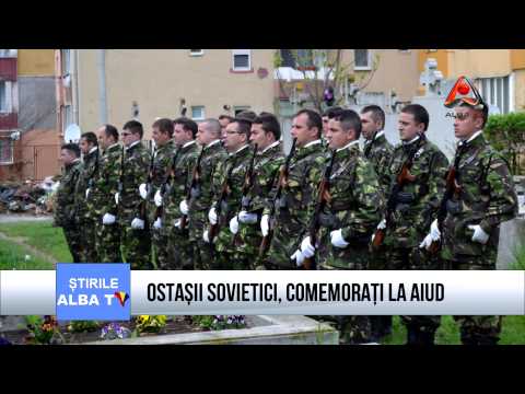 Ostașii sovietici, comemorați la Aiud