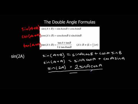 The Double Angle Formulas