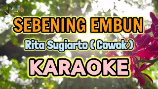 Download lagu SEBENING EMBUN (Nada Cowok) [ A#m ] KARAOKE || Rita S mp3