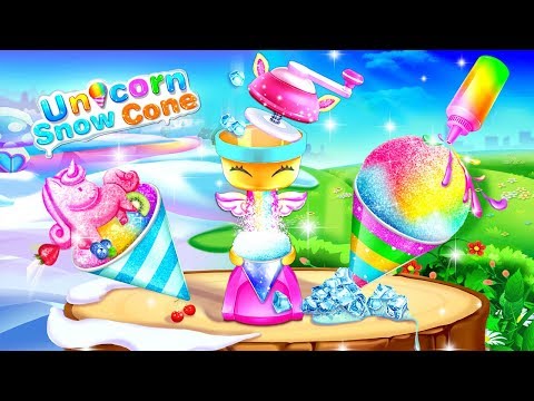 Snow Cone Maker - Unicorn Games for Girls Video