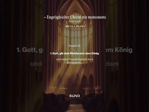 Psalm 72 – "Von Salomo" (Gregorianischer Choral, Gregorianik)