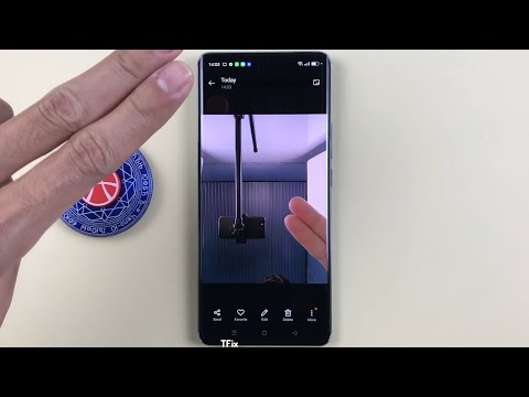 How to enable/disable Mirror selfie in camera on OPPO Reno10 5G Android 13