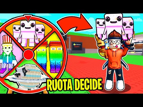 LA RUOTA DECIDE i NUOVI BRAINROT DA RUBARE con ROBY e JENNY su Roblox Steal a Brainrot!!