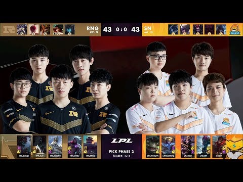 【LPL春季賽】第7週 SN vs RNG #1