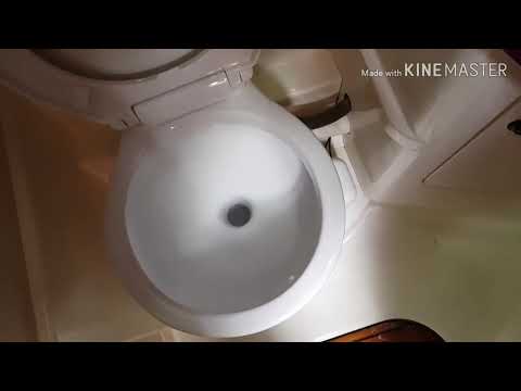 Installation Johnson aqua silent electric marine toilet
