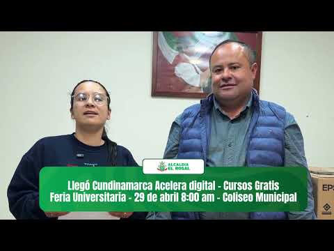 🚀💻 ¡Llega Cundinamarca Acelera Digital a El Rosal!