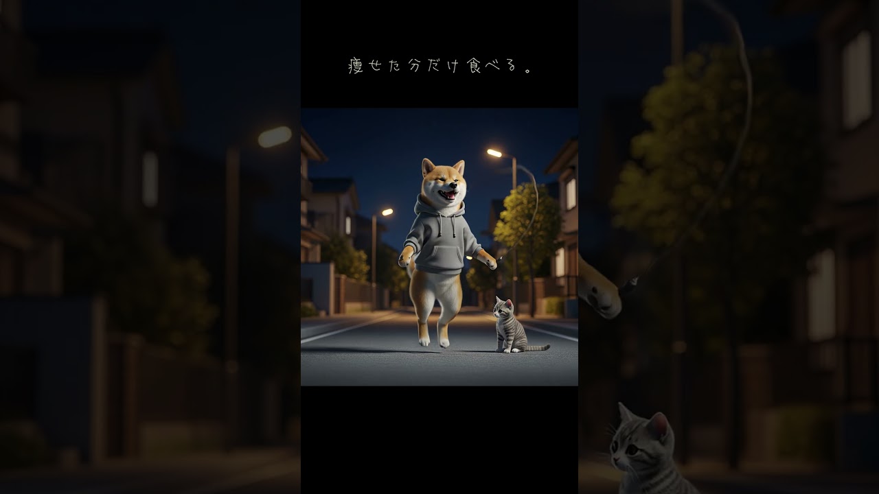 痩せた分だけ食べる。