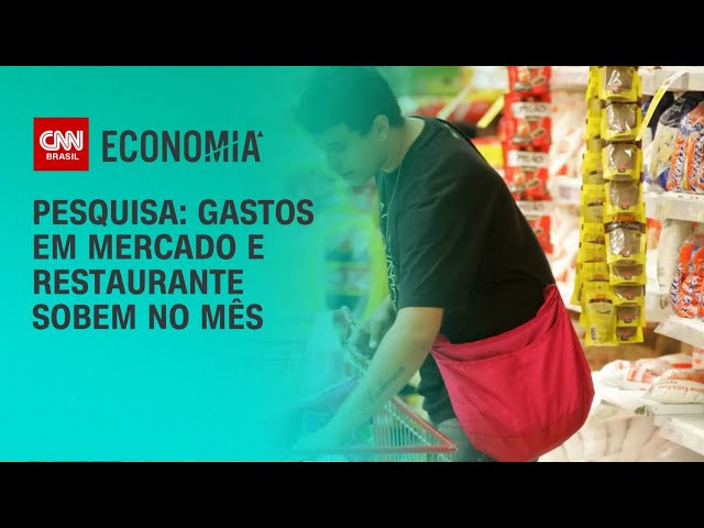 Gastos em supermercado e restaurante sobem apesar de inflação, diz pesquisa | CNN 360°