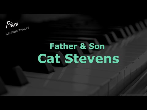 Father & Son - Cat Stevens (Piano Instrumental Backing Track Karaoke)