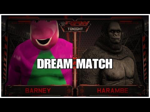 WWE 2K17 Royal Rumble -  FANTASY MATCH (HARAMBE IS GOD)