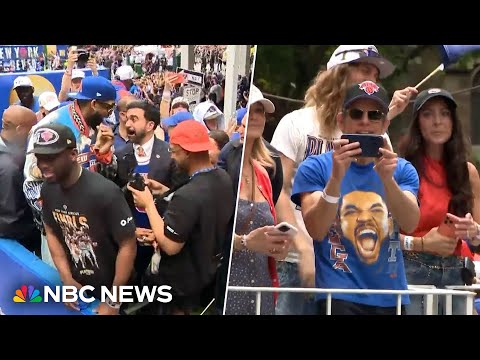 Watch highlights from the Knicks championship ticker-tape parade
