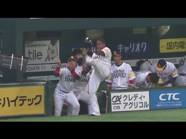 【3回裏】今宵も3番・4番のアベック弾だ‼ ホークス・デスパイネ 2試合連続となるホームラン‼ 2019/6/6 H-D