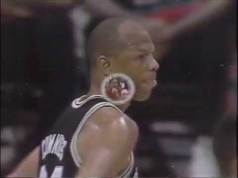 1990  Trail Blazers vs  San Antonio Spurs WCSF G 7,