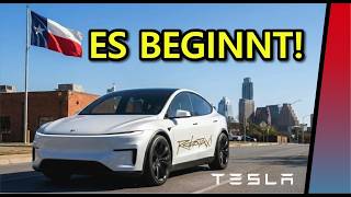 Tesla Test ohne Fahrer: Erste Robotaxis ohne Sicherheitsfahrer in Austin!