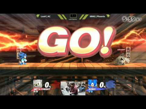Smash Lounge 88 - AC (Meta Knight) vs Phoenix (Sonic)