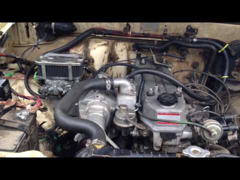 Supercharged & Built 22R first start run High Boost and Outlaw Cam