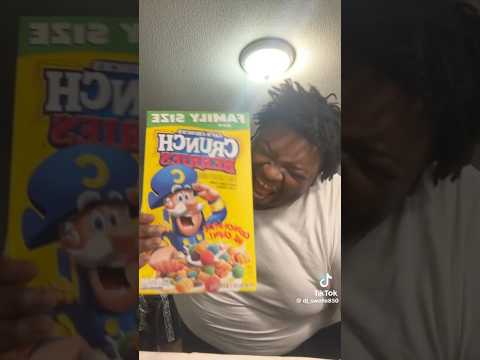 When Captain Crunch Becomes a Love Song at 3 AM😩😭💀💀#trynottolaugh #shorts #cereal #lovesong #fyp