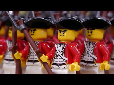Huge LEGO Battle of Lexington 1775