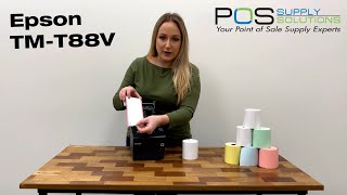How To Replace Paper In Your Epson TM-T88V Printer