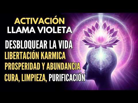 DESBLOQUEA TODO! TRANSMUTACIÓN Y ACTIVACIÓN DE LA LLAMA VIOLETA | 7º Rayo | Saint Germain