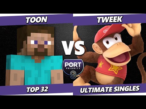Port Priority 9 - Toon (Steve) Vs. Tweek (Diddy Kong) Smash Ultimate - SSBU